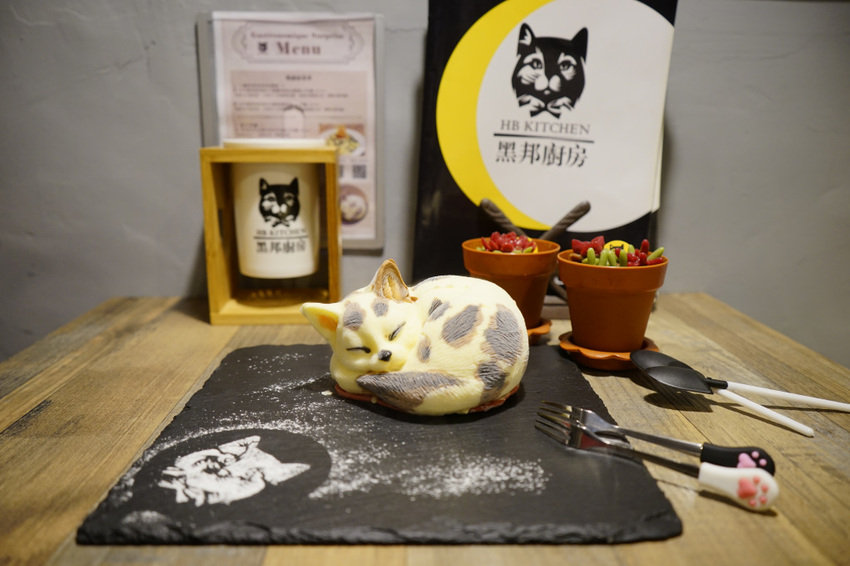 台北｜黑邦廚房 多肉植物可以吃?! 連貓咪也吃下肚，三重超可愛創意甜點！ - 奇奇一起玩樂趣