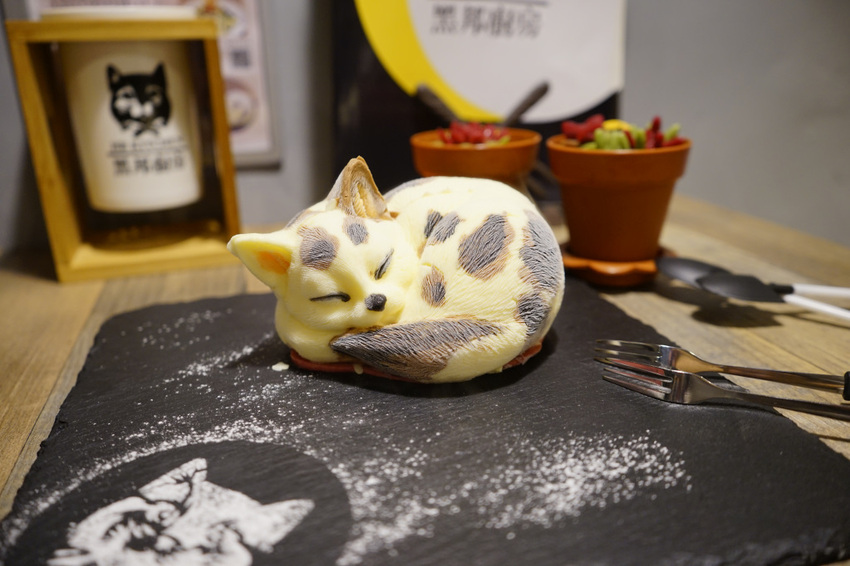 台北｜黑邦廚房 多肉植物可以吃?! 連貓咪也吃下肚，三重超可愛創意甜點！ - 奇奇一起玩樂趣