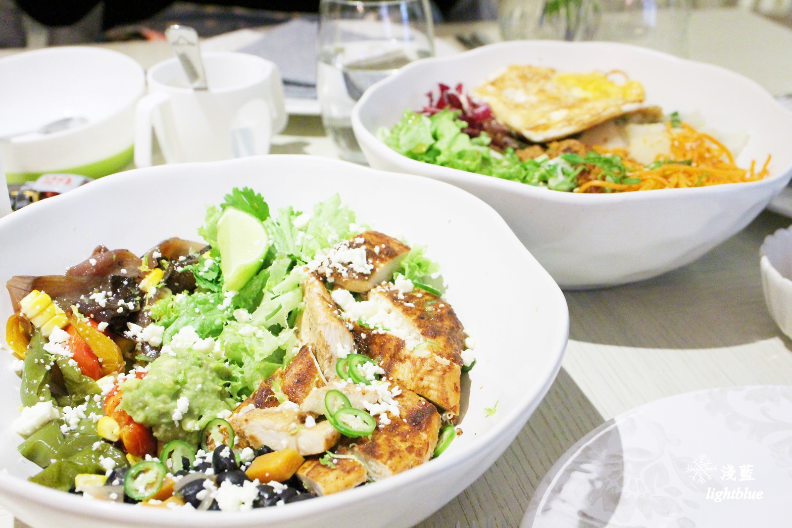 大安站美食:淺藍 × sugar pea~讓美味與健康達到平衡的繽紛沙拉與多穀料理