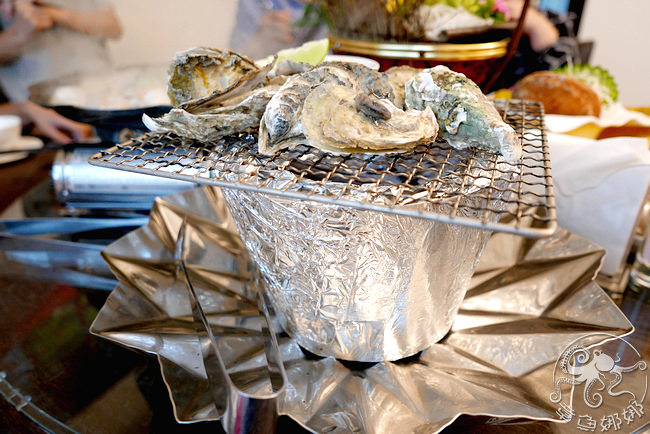 烤牡蠣
