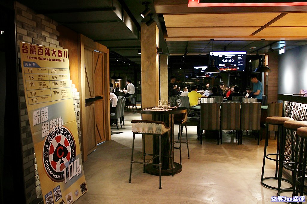 西區|台中餐酒館，ARENA遊戲主題餐廳，結合德州撲克與美食，想吃又想玩來這兒就對啦! - 微笑Joe幸運