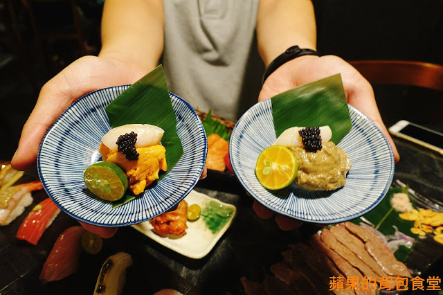 [食記] 新竹東區 - 錵鑶日本料理 新竹旗艦店 鮮嫩無筋生魚片 干貝漢堡 生蠔 有青又多汁 握壽司套餐吃巧又吃飽 新竹美食