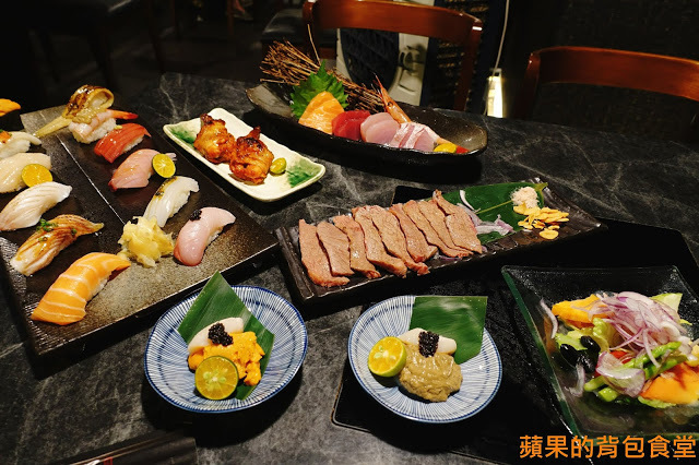 [食記] 新竹東區 - 錵鑶日本料理 新竹旗艦店 鮮嫩無筋生魚片 干貝漢堡 生蠔 有青又多汁 握壽司套餐吃巧又吃飽 新竹美食