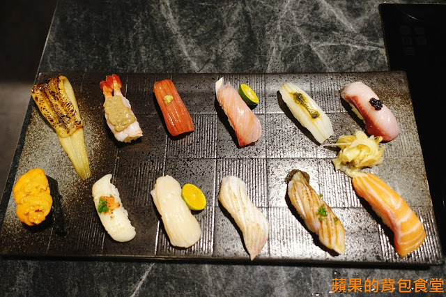 [食記] 新竹東區 - 錵鑶日本料理 新竹旗艦店 鮮嫩無筋生魚片 干貝漢堡 生蠔 有青又多汁 握壽司套餐吃巧又吃飽 新竹美食