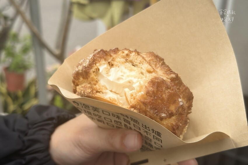 高雄苓雅｜心目中第一名泡芙！超人氣現點現做、酥脆外殼、豆乳內