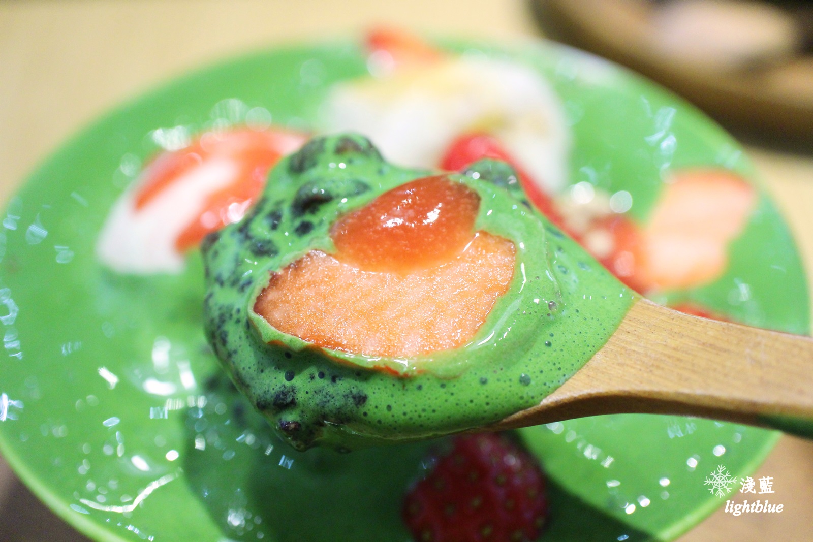 宜蘭美食:淺藍 × 小亀有 kaki gori~抹茶甜品便宜又好吃,店內復古小物與乾燥花超好拍