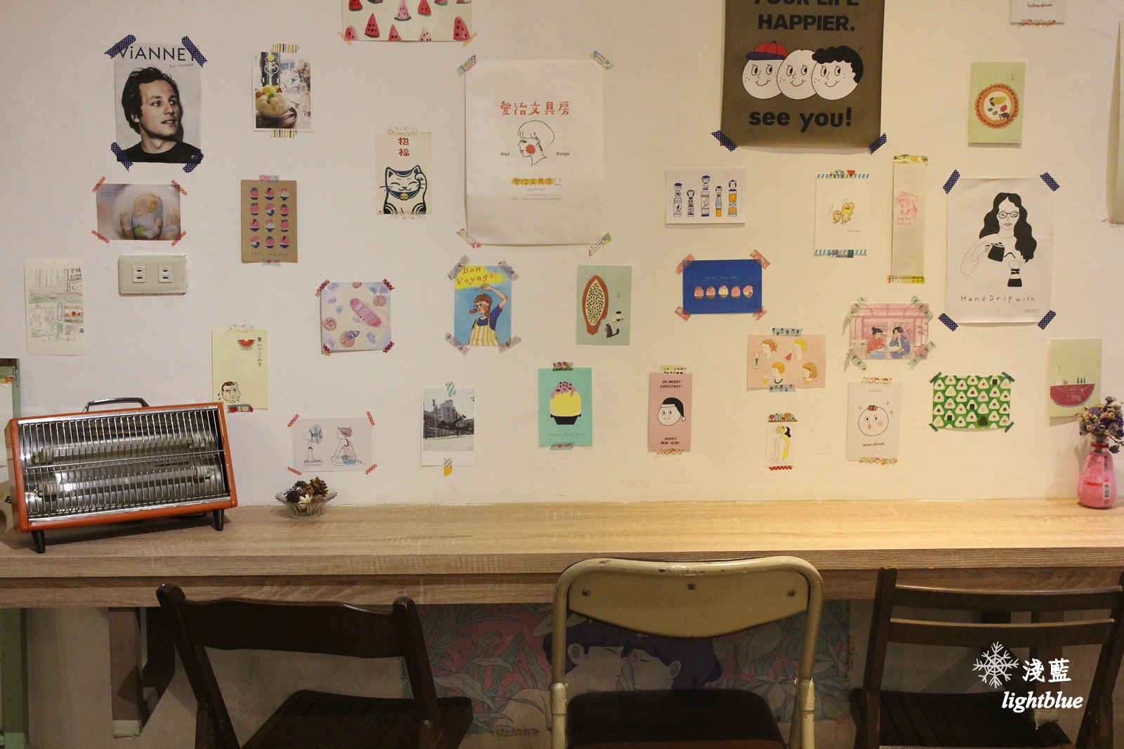 宜蘭美食:淺藍 × 小亀有 kaki gori~抹茶甜品便宜又好吃,店內復古小物與乾燥花超好拍