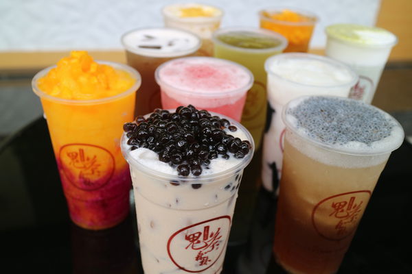 台南飲料外送鬼茶森林台南大成店飲料大軍