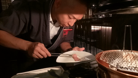 蘭亭極緻燒,和牛,澳洲和牛,日本和牛,翼板,頸長筋,台北美食,晴天小翊,line貼圖