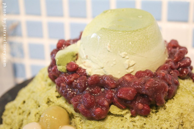 遇見ice to meet you 抹茶奶酪茶香濃、綿密入口即化!日式刨冰口感細緻。【捷運萬隆】 @J&A的旅行