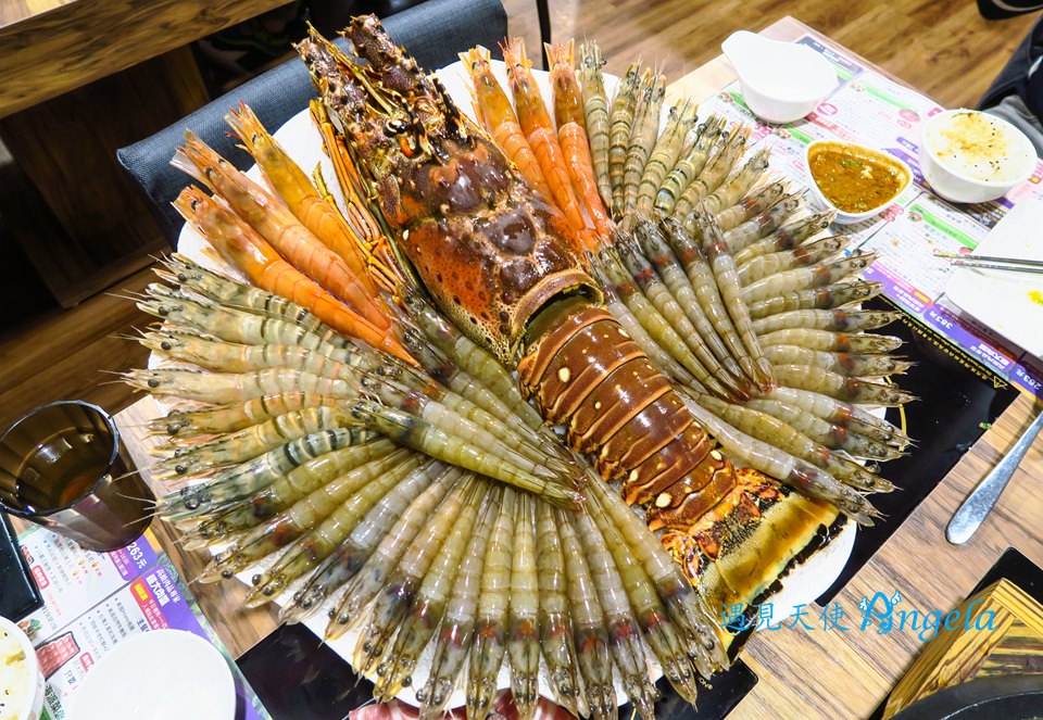 新莊火鍋石都府石頭火鍋-巨無霸龍蝦+金多蝦套餐