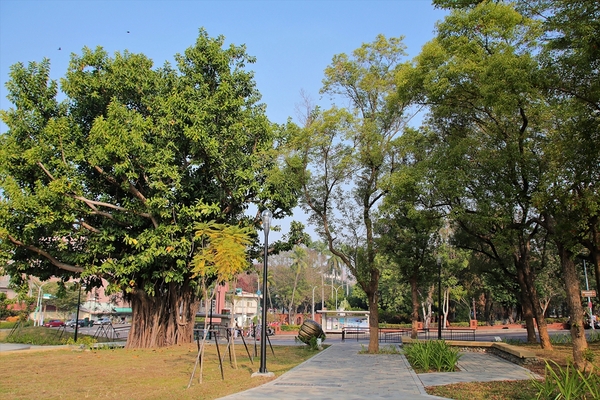 KANO園區： 【嘉義市景點】KANO園區~巨大景觀棒球夜晚成光雕秀，燃燒嘉農野球魂，棒球裝置藝術充滿童趣