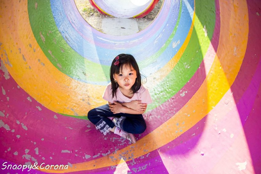【玩樂．嘉義】嘉義拍照景點／KANO園區～KANO景觀球、彩虹水管好好拍，緊鄰嘉義飛碟溜滑梯，遛小孩也方便