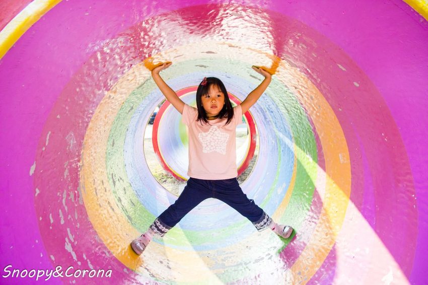 【玩樂．嘉義】嘉義拍照景點／KANO園區～KANO景觀球、彩虹水管好好拍，緊鄰嘉義飛碟溜滑梯，遛小孩也方便