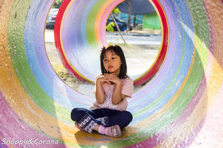【玩樂．嘉義】嘉義拍照景點／KANO園區～KANO景觀球、彩虹水管好好拍，緊鄰嘉義飛碟溜滑梯，遛小孩也方便