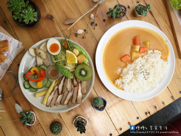 山姆派樂SAMpartner:〖台中│美食〗山姆派樂SAMpartner ❤ 北屯美食推薦,靠近大坑,有著美美溫室花園般的用餐環境,激推咖哩烏龍麵!!還有繽紛漂亮的鮮果冰棒~