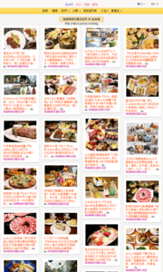 海綿飽飽的鳳梨城堡的美食牆