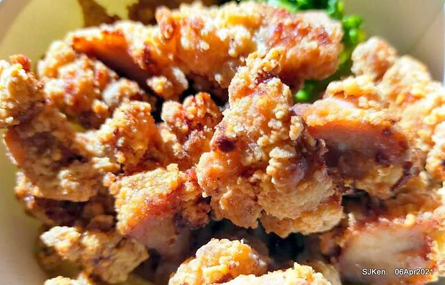 「炸去啃Chicken 職人炸物」(Fried chicken lunch box ) , Taipei,Taiwan, SJKen, Apr  6, 2021.