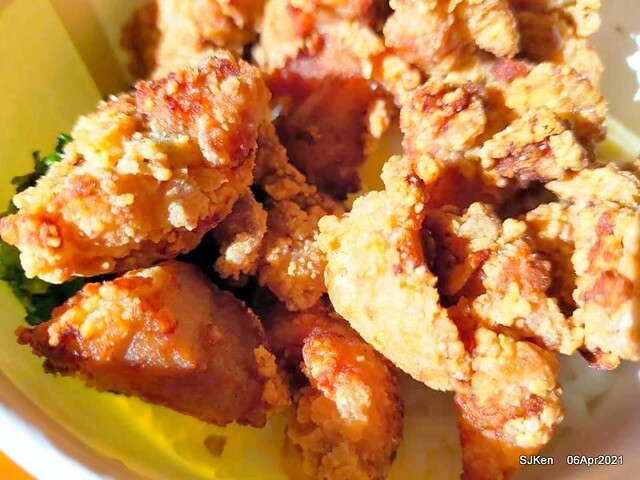 「炸去啃Chicken 職人炸物」(Fried chicken lunch box ) , Taipei,Taiwan, SJKen, Apr  6, 2021.