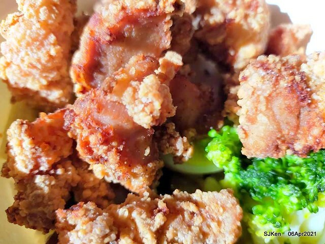 「炸去啃Chicken 職人炸物」(Fried chicken lunch box ) , Taipei,Taiwan, SJKen, Apr  6, 2021.