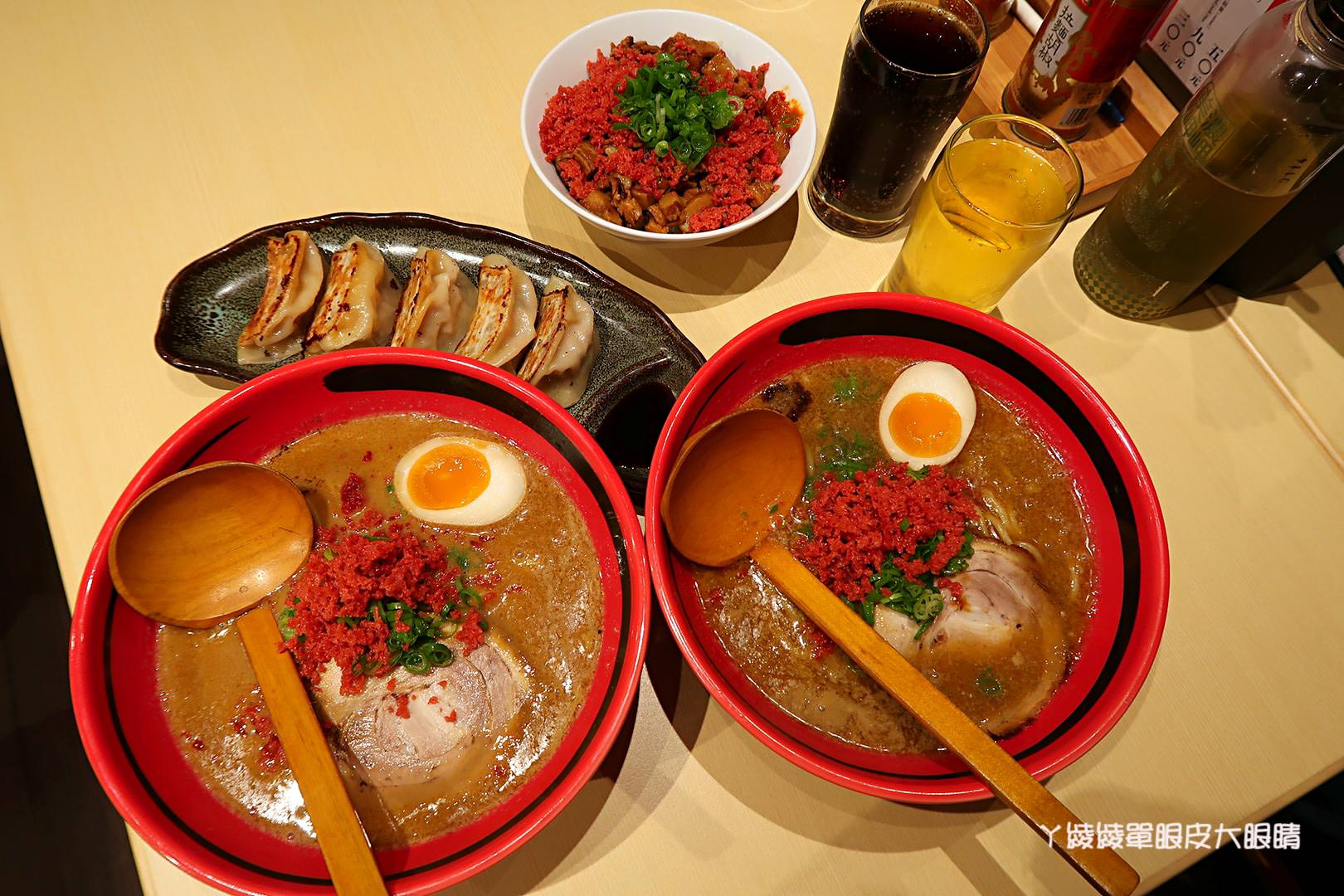 台中平價拉麵推薦｜一幻拉麵！中友百貨湯頭超蝦的北海道拉麵