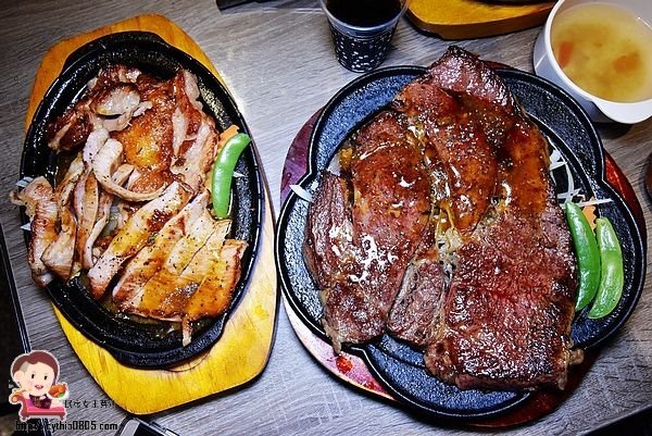 桃園龍潭美食-肉好吃牛排-平價大份量的牛排館,24盎司牛霸好逼人 (邀約) @民宿女王芽月-美食.旅遊.全台趴趴走