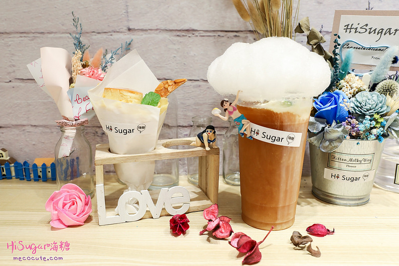 嗨糖日式可麗餅&棉花糖紅茶,嗨糖日式可麗餅&棉花糖紅茶菜單,嗨糖菜單 @陳小可的吃喝玩樂