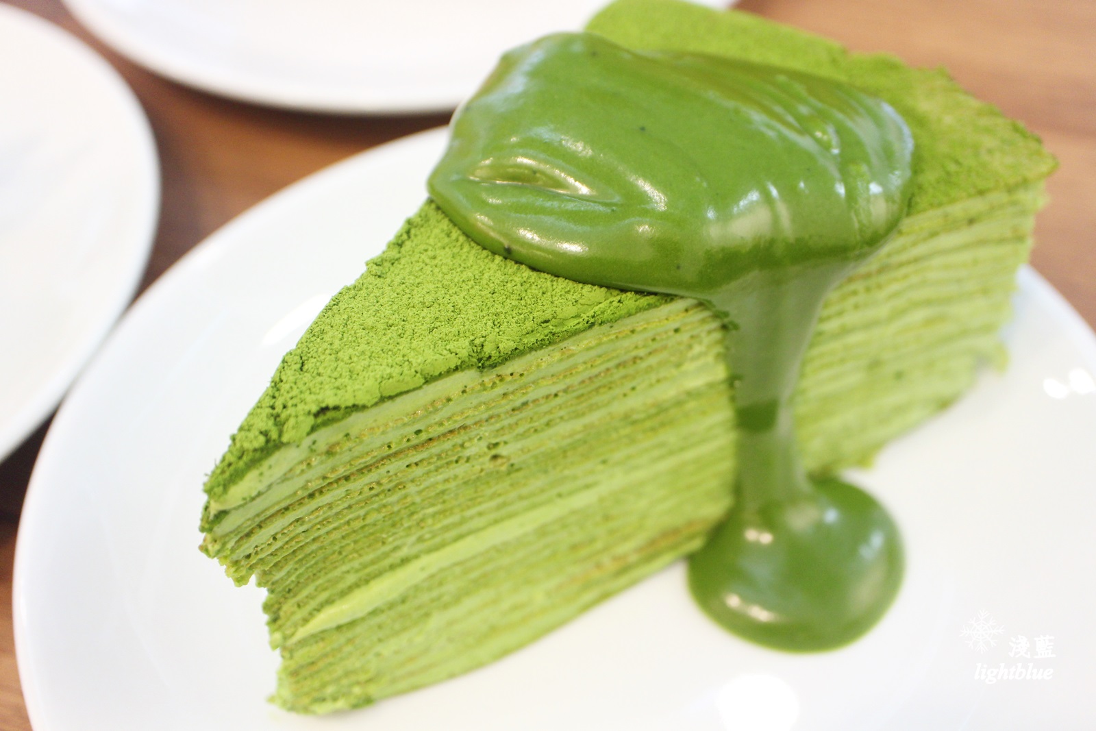 [ 國父紀念館美食 ] 淺藍 × sweet tooth～大份量小山園抹茶千層蛋糕