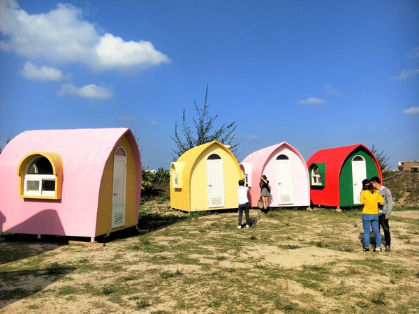 線西可築夢合掌屋：【彰化線西景點】可築夢合掌屋~夢幻繽紛的童話小屋