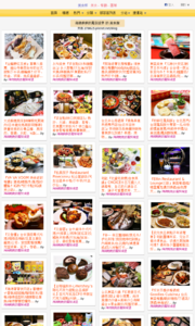 海綿飽飽的鳳梨城堡的美食牆