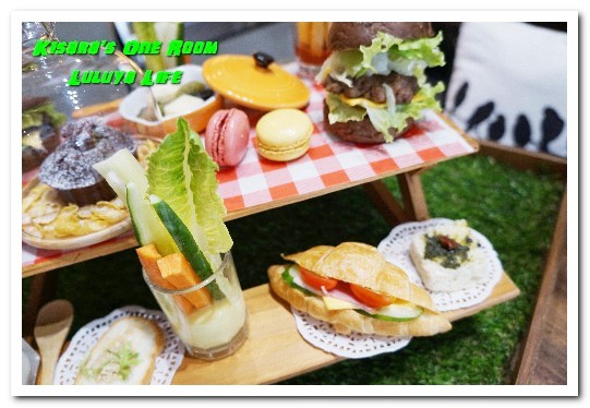 璐露野生活Luluyelife Café：台北大安野餐餐廳． 不被風吹日曬的華麗風派對野餐桌──璐露野生活