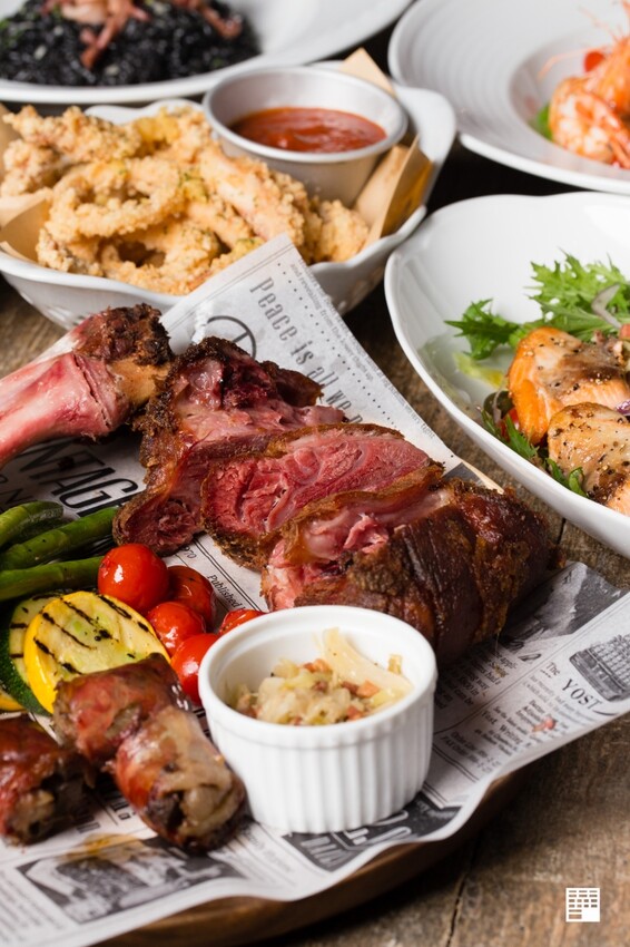 基隆信義區美食／Vivaio Pasta苗圃義大利餐廳必吃巨無霸虎蝦　情人節家族好友聚餐首選　門口還有超高聖誕樹