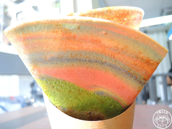 史蒂芬周彩虹可麗餅：呷飽祙【台北大安･史蒂芬周彩虹可麗餅】東區新崛起的彩虹旋風