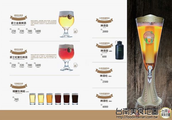 【台南市-中西區美食】在小西門『Beer Talk』跟百年酒廠的豪格&康尼森邂逅／水果成份高達26%的妹酒與男人味的MAN酒／未加一滴水純啤酒料理的比利時蒸淡菜／一場與比利時啤酒的相遇丫d=(