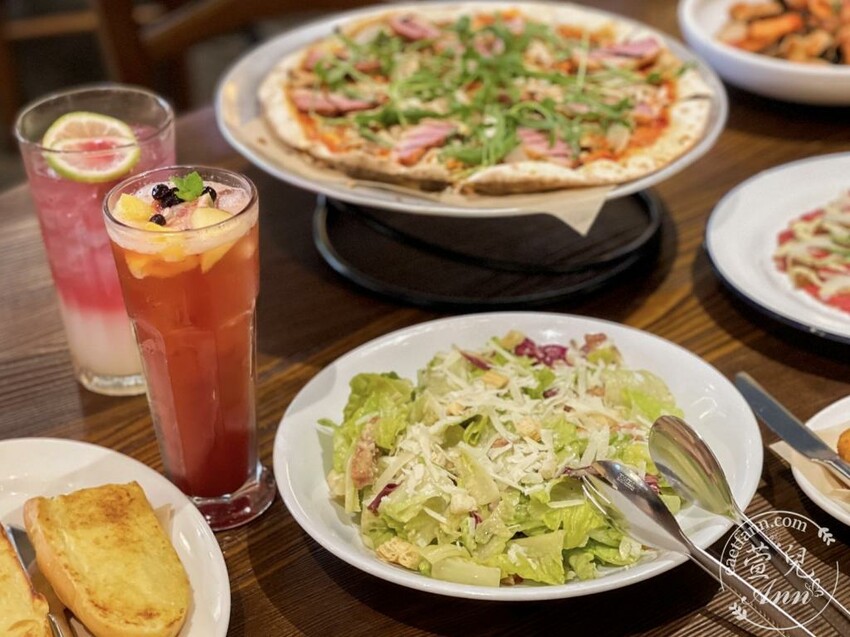 桃園美食|Molino手工義大利麵工場 石臼鮮麥現磨現做手工義大利麵 義大利鄉村風格約會聚餐推薦 大江國際購物中心逛街 - 萱兒Ann玩樂生活