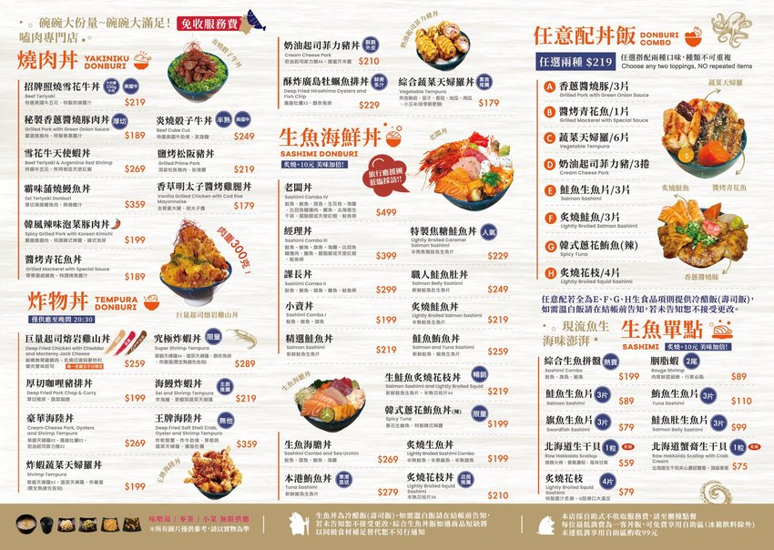 新莊美食 盛之丼 新莊超狂日式丼飯 配料滿到看不到飯啦 - 安妮的天空