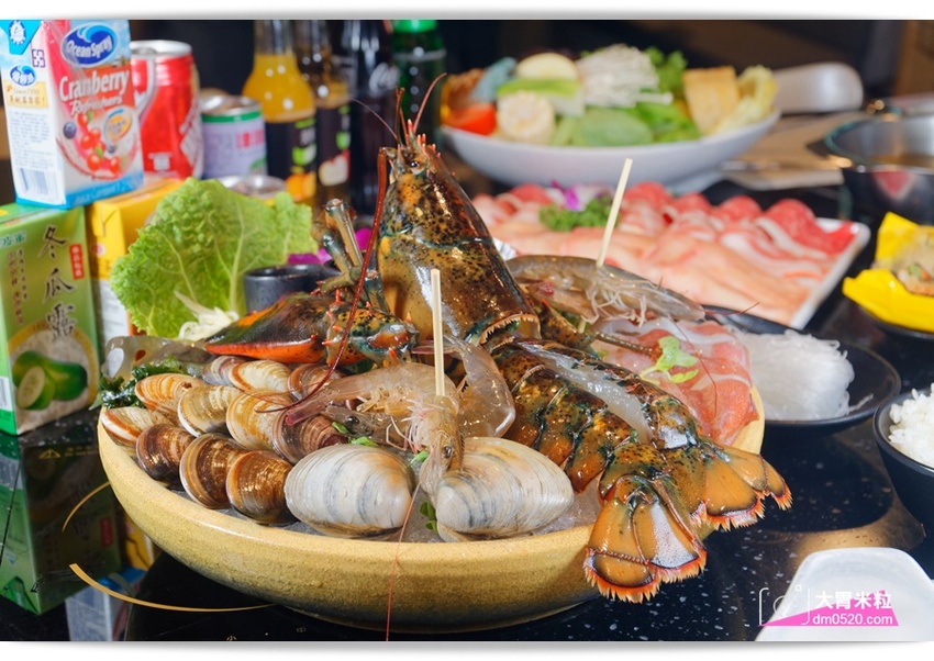 台北大直超猛海鮮火鍋！天鍋宴大直店3.0,招牌活體波士頓龍蝦有夠青,自助吧含汽水,甜點,卡比索冰淇淋吃到飽, - 大胃米粒 DAVID & MILLY