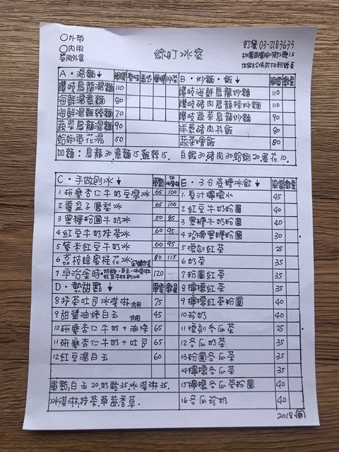 桃園視覺系藝術冰品~綠町冰室