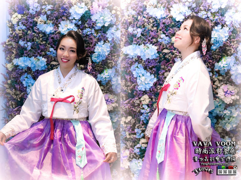 VA VA VOOM時尚派對餐廳信義店【信義美食】|台北信義韓服派對跨年時尚餐廳；服裝連髮妝還有美食佳餚。
