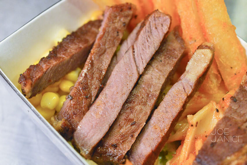 中壢美食【走樣個人牛排杯】邊走邊吃行動牛排館