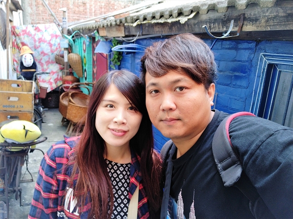 伯公麵線糊:【彰化和美景點】伯公廟口麵線糊~隱藏版藍晒圖,復古的擺設和場景,讓人回到童年玩味的年代