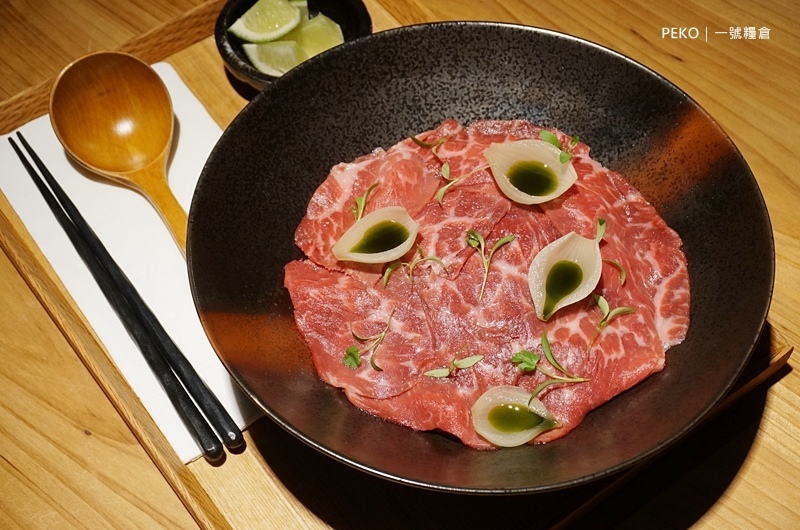 一號糧倉.一號糧倉牛肉麵.一號糧倉菜單.台北米其林.台北牛肉麵推薦.忠孝復興 美食.和牛牛肉麵.八德路美食.樂埔滙農.喜荒愛不仍.