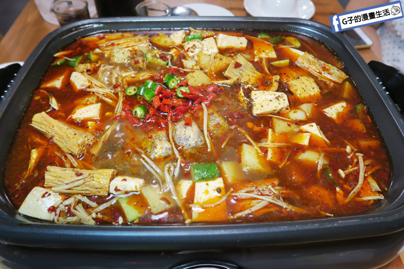 【國父紀念館麻辣鍋】 滿漢爐魚-重慶烤魚