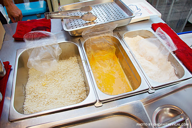 台中南屯│不二魂 日式雞排-總本舖＊台中雞排推荐。厚度和50元直徑比一比。還有幾近爆漿的起司可樂餅！