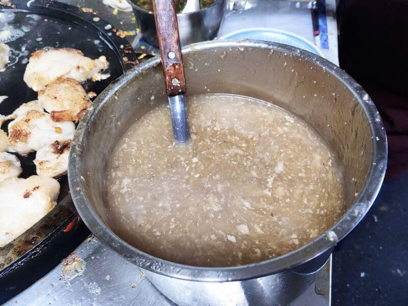 蕃薯厝肉粿仔 魚肉羹湯