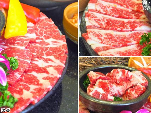 澄居烤物燒肉: 澄居烤物燒肉,台灣大道上的燒肉店內有滿滿乾燥花,美美入鏡~