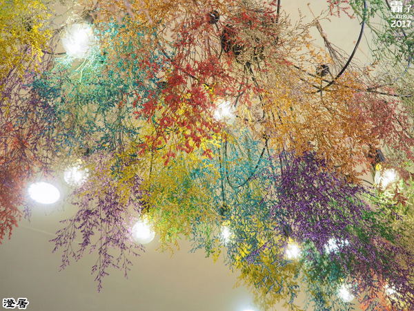 澄居烤物燒肉: 澄居烤物燒肉,台灣大道上的燒肉店內有滿滿乾燥花,美美入鏡~