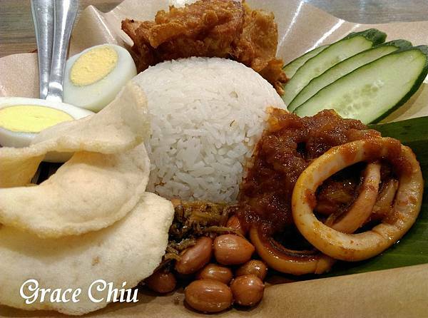 池先生 椰漿飯炸雞配參芭透抽 公館美食 馬來西亞料理 台北星馬料理