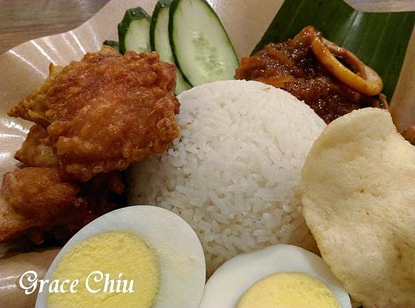 椰漿飯炸雞配參芭透抽 池先生 公館美食 馬來西亞料理 台北星馬料理