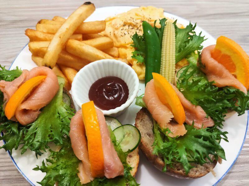 mummum滿² 香橙鮭魚起司塔拼盤